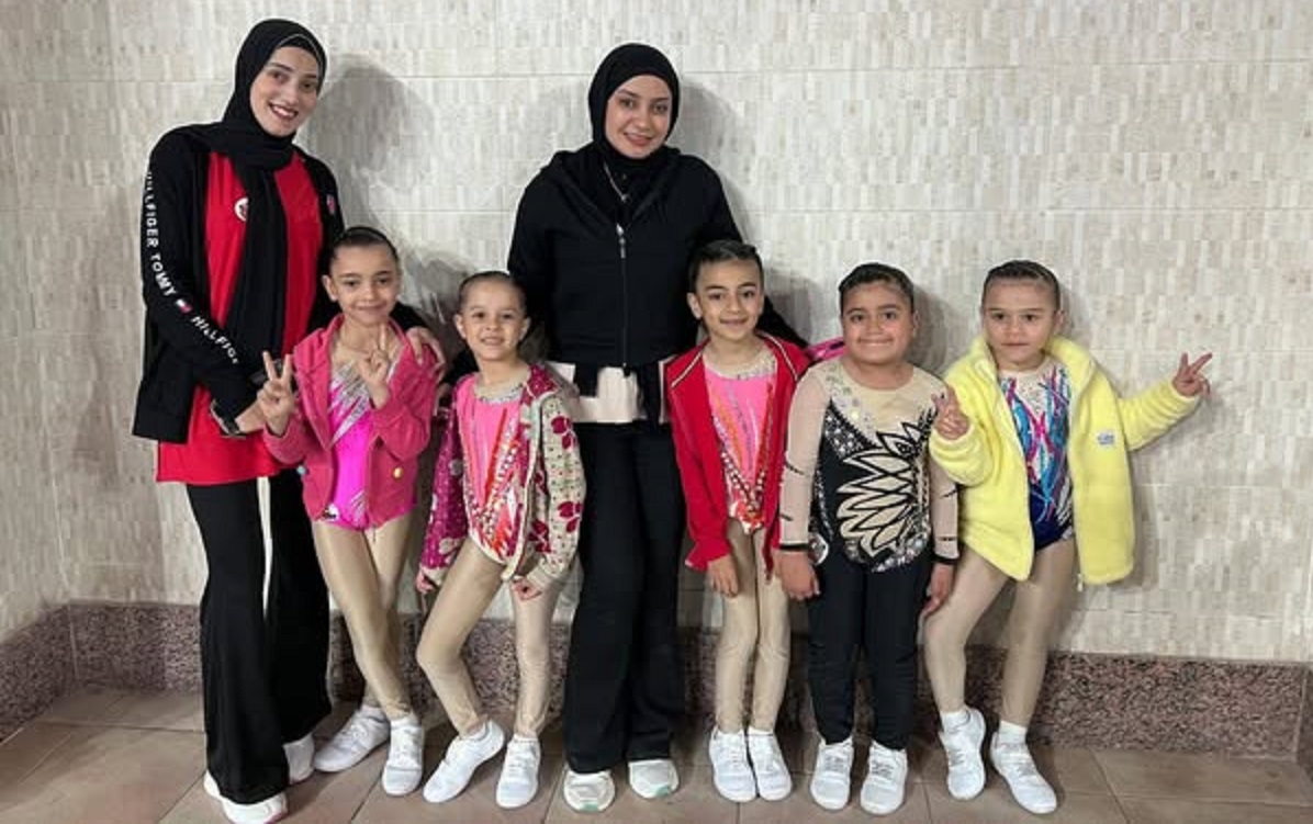 نادي بني سويف يفوز بذهبية بطولة جمباز الايروبيك